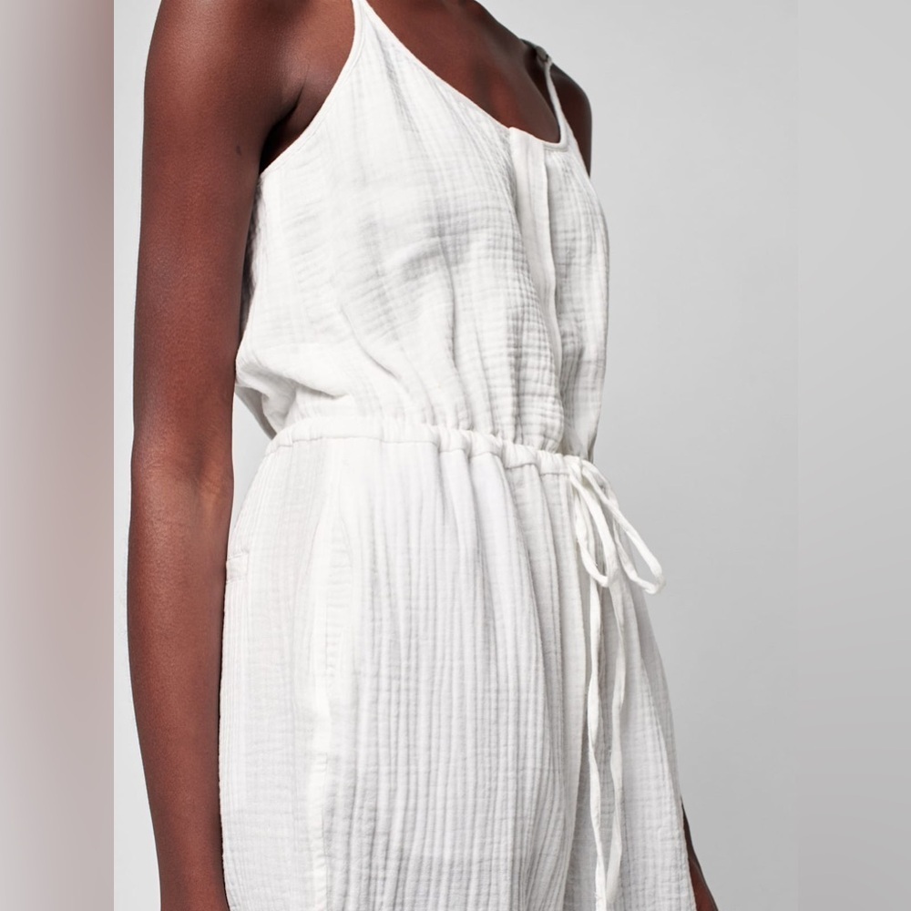 Faherty Dream Organize Cotton Gauze Leila Jumpsuit - Picture 5 of 15